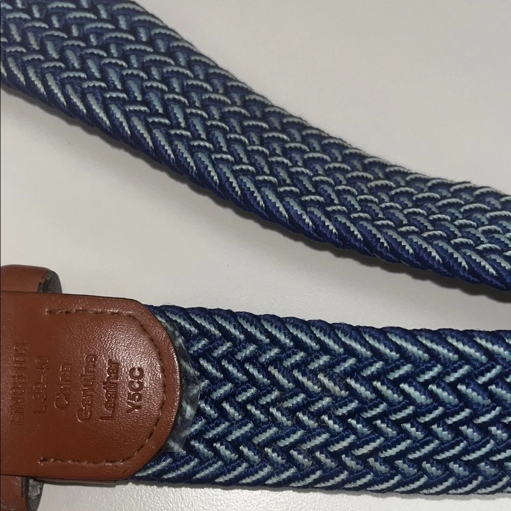 Original Penguin Navy & Blue with stretch Men's Belt size L